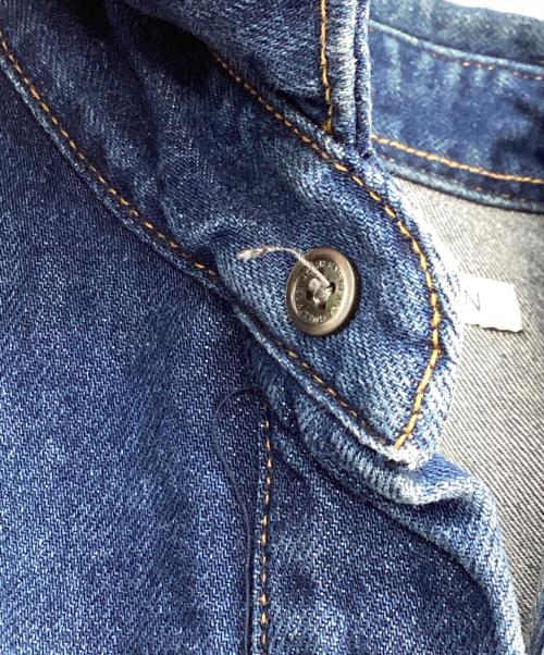 JOHN LAWRENCE SULLIVAN（ジョン ローレンス サリバン）JOHN LAWRENCE SULLIVAN (ジョン ローレンス サリバン) デニムウエスタンシャツ / 3b004-0218-30 ブルー サイズ:46の古着・服飾アイテム