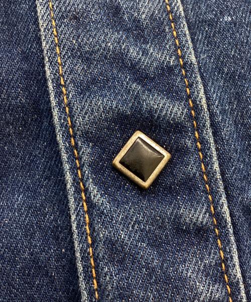 JOHN LAWRENCE SULLIVAN（ジョン ローレンス サリバン）JOHN LAWRENCE SULLIVAN (ジョン ローレンス サリバン) デニムウエスタンシャツ / 3b004-0218-30 ブルー サイズ:46の古着・服飾アイテム