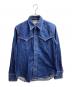 JOHN LAWRENCE SULLIVAN（ジョン ローレンス サリバン）の古着「デニムウエスタンシャツ / 3b004-0218-30」｜ブルー