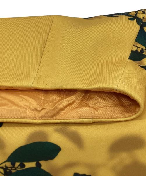 DRIES VAN NOTEN（ドリスヴァンノッテン）DRIES VAN NOTEN (ドリスヴァンノッテン) 花柄スカート　2106337 イエロー サイズ:36の古着・服飾アイテム