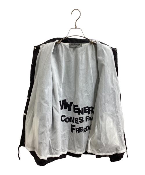 GOOD DESIGN SHOP COMME des GARCONS（グッドデザインショップ コムデギャルソン）GOOD DESIGN SHOP COMME des GARCONS (グッドデザインショップ コムデギャルソン) Logo Coach Jacket / コーチジャケット ブラック サイズ:Mの古着・服飾アイテム