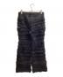 HaaT ISSEY MIYAKE (ハート イッセイ ミヤケ) 異素材 レース ストレートパンツ / HA43FF532 ブラック サイズ:2：10000円