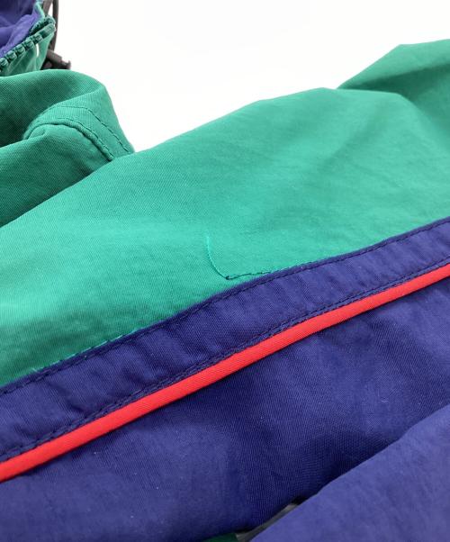 SUPREME（シュプリーム）Supreme (シュプリーム) Split Anorak Jacket / スプリットアノラックジャケット / 18SS グリーン×ブルー サイズ:Mの古着・服飾アイテム