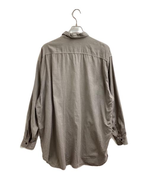 COMOLI（コモリ）COMOLI (コモリ) ヨリ杢 ワークシャツ / Made in JAPAN / 日本製 Z01-02004 グレー サイズ:4の古着・服飾アイテム