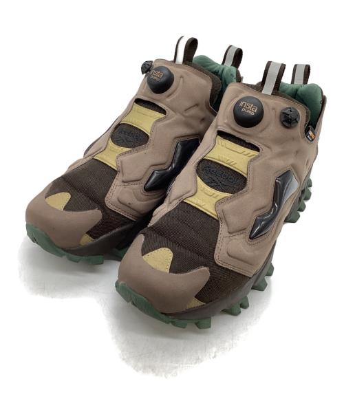 REEBOK（リーボック）REEBOK (リーボック) INSTAPUMP FURY 94 WINTER ブラウン×グリーン サイズ:26.5の古着・服飾アイテム