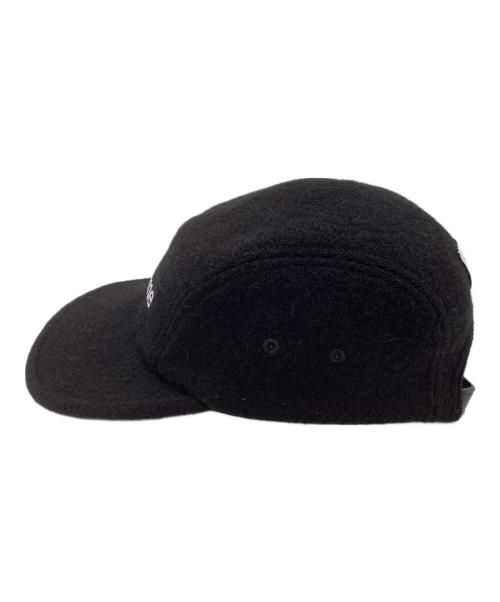 SUPREME（シュプリーム）Supreme (シュプリーム) Harris Tweed (ハリスツイード) Camp Cap / キャンプキャップ / USA製 ブラック サイズ:-の古着・服飾アイテム