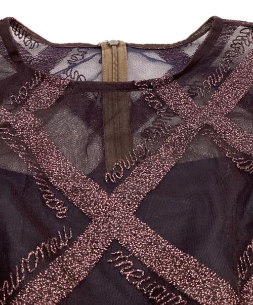 GRACE CLASS（グレースクラス）GRACE CLASS (グレースクラス) チェックチュールドレス / 0222335069 ブラウン サイズ:38の古着・服飾アイテム