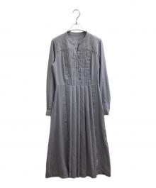 Diagram（ダイアグラム）の古着「スタッズラインワンピース / 0323131433」｜ブルー