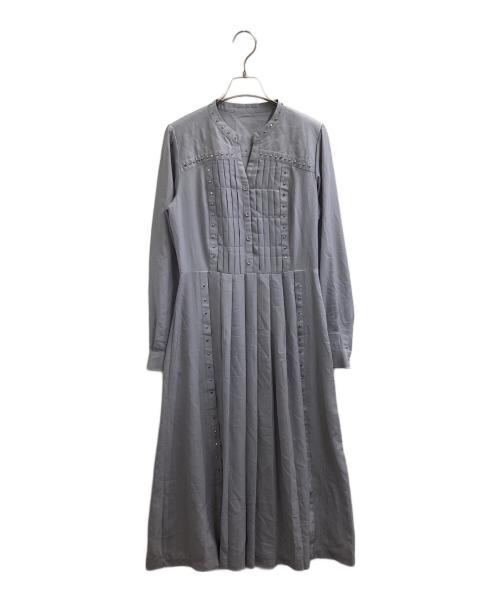 Diagram（ダイアグラム）Diagram (ダイアグラム) スタッズラインワンピース / 0323131433 ブルー サイズ:36の古着・服飾アイテム