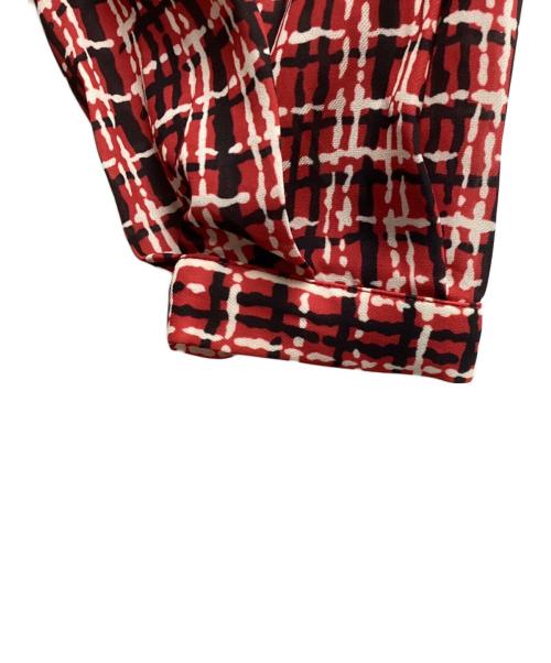 Diagram（ダイアグラム）Diagram (ダイアグラム) ツイードプリントワンピース　0322431142 レッド サイズ:36の古着・服飾アイテム