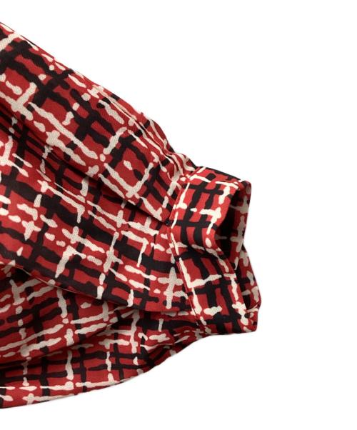 Diagram（ダイアグラム）Diagram (ダイアグラム) ツイードプリントワンピース　0322431142 レッド サイズ:36の古着・服飾アイテム