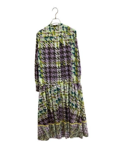 Diagram（ダイアグラム）Diagram (ダイアグラム) Kika Print Tiered Dress / キカプリントティアードワンピース / 0323431042 マルチカラー サイズ:36の古着・服飾アイテム