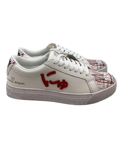 Sangacio（サンガッチョ）SANGACIO (サンガッチョ) にゅSG『Basquiat』/ JEAN-MICHEL BASQUIAT ホワイト サイズ:23cmの古着・服飾アイテム