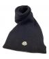 MONCLER　 (モンクレール) SCIARPA ウール マフラー / イタリア製 / Made In Italy ブラック：15000円