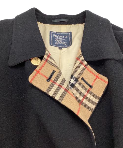 Burberry's（バーバリー）Burberry's (バーバリーズ) カシミヤ混金釦コート　FNB38-009-09 ブラック サイズ:15の古着・服飾アイテム