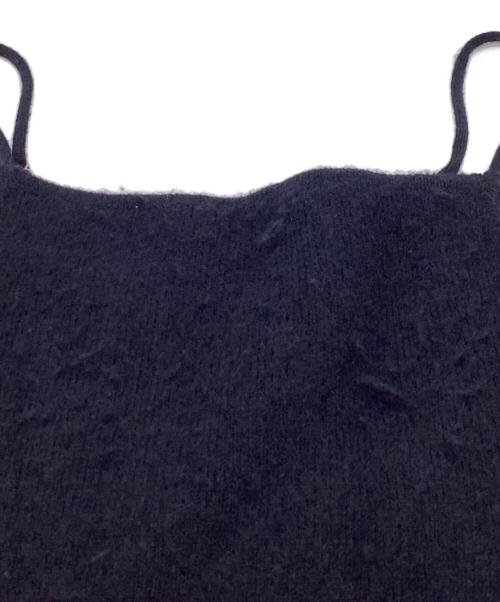 anuans（アニュアンス）anuans (アニュアンス) カシミヤブレンドキャミソールニットワンピース / cashmere / 1525531052-0 ネイビー サイズ:1の古着・服飾アイテム