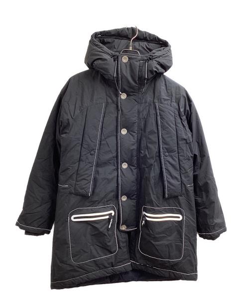 and wander（アンドワンダー）and wander  (アンドワンダー) TOUGH DOWN COAT / タフダウンコート ブラックの古着・服飾アイテム