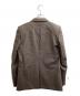 JOHN LAWRENCE SULLIVAN (ジョン ローレンス サリバン) GLEN CHECK W-JACKET / グレンチェックダブルジャケット / テーラードジャケット ブラウン サイズ:46：25000円