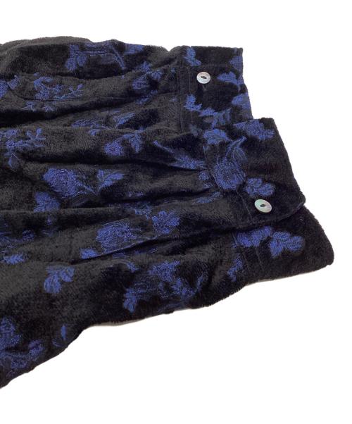 NEZU YOHINTEN（ネヅヨウヒンテン）NEZU YOHINTEN (ネヅヨウヒンテン) プルオーバーシャツ / 200421 ブラック×ブルー サイズ:3の古着・服飾アイテム