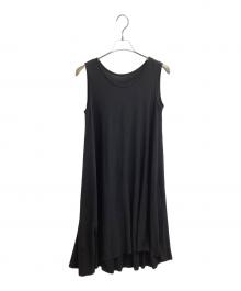 YOHJI YAMAMOTO（ヨウジヤマモト）の古着「ノースリーブワンピース」｜ブラック