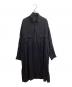 B Yohji Yamamoto（ビーヨウジヤマモト）の古着「スリットロングシャツ / NH-B58-201」｜ブラック