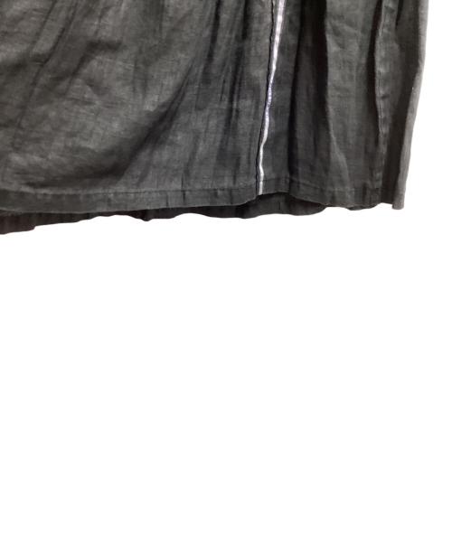 pas de calais（パドカレ）pas de calais (パドカレ) HEMP LONG SKIRT / ヘンプロングスカート / 7276-290 / Made in JAPAN ブラック サイズ:36の古着・服飾アイテム