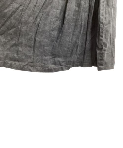 pas de calais（パドカレ）pas de calais (パドカレ) HEMP LONG SKIRT / ヘンプロングスカート / 7276-290 / Made in JAPAN ブラック サイズ:36の古着・服飾アイテム