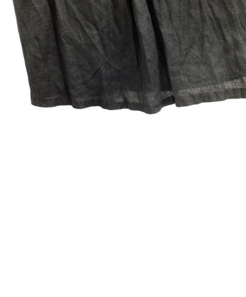pas de calais（パドカレ）pas de calais (パドカレ) HEMP LONG SKIRT / ヘンプロングスカート / 7276-290 / Made in JAPAN ブラック サイズ:36の古着・服飾アイテム