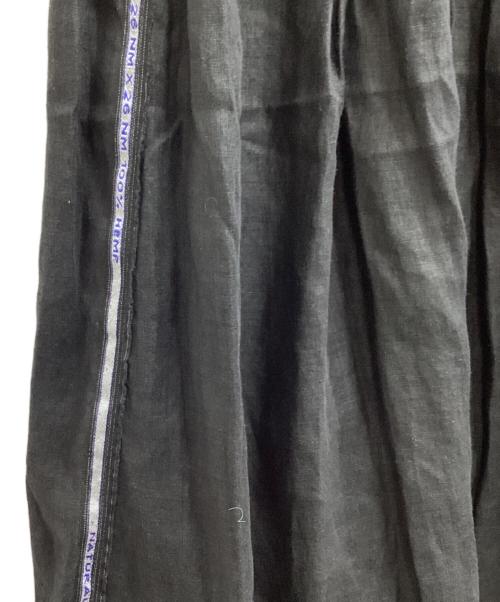 pas de calais（パドカレ）pas de calais (パドカレ) HEMP LONG SKIRT / ヘンプロングスカート / 7276-290 / Made in JAPAN ブラック サイズ:36の古着・服飾アイテム