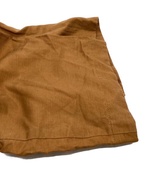 harenoti.（ハレノチ）harenoti. (ハレノチ) リネンボタンワンピース / HA211OP04 ブラウン サイズ:-の古着・服飾アイテム