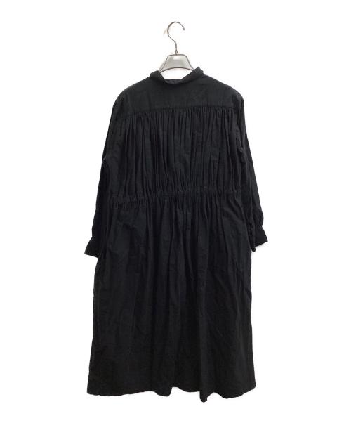 harenoti.（ハレノチ）harenoti. (ハレノチ) ピンタックシャツワンピース / 日本製 ブラック サイズ:1の古着・服飾アイテム