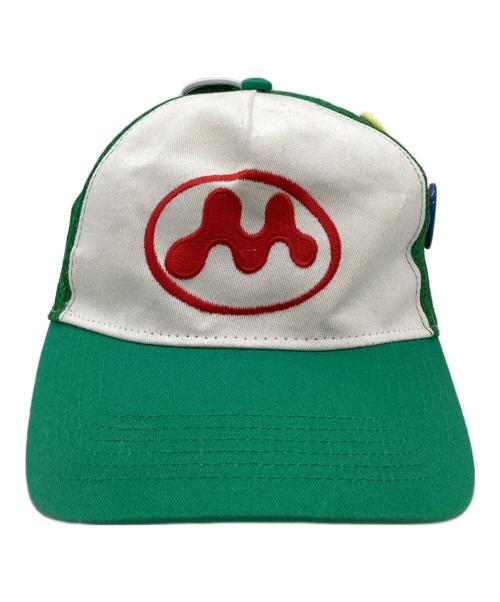 MOWALOLA（モワローラ）MOWALOLA (モワローラ) PUFF PUFF TRUCKER GREEN / パフパフ トラッカー グリーン / Snap back Cao/ スナップバック キャップ グリーン サイズ:FREEの古着・服飾アイテム