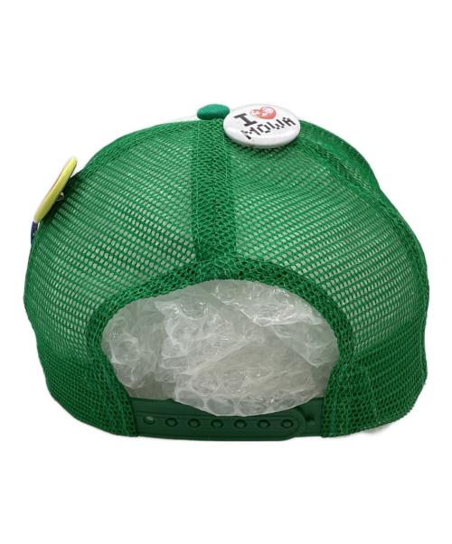 MOWALOLA（モワローラ）MOWALOLA (モワローラ) PUFF PUFF TRUCKER GREEN / パフパフ トラッカー グリーン / Snap back Cao/ スナップバック キャップ グリーン サイズ:FREEの古着・服飾アイテム