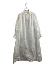 TEN Ron Herman（テンロンハーマン）の古着「カフタンドレス　/　2710300451」｜ホワイト