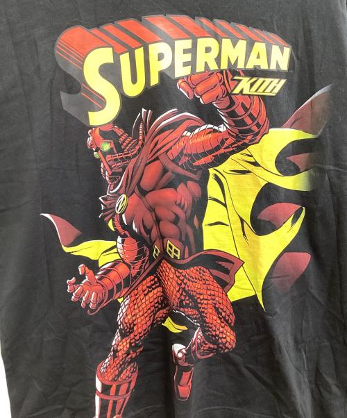 KITH（キス）KITH　 (キス) SUPERMAN (スーパーマン) Zod Tee / ゾッド Tシャツ  ブラック サイズ:XLの古着・服飾アイテム