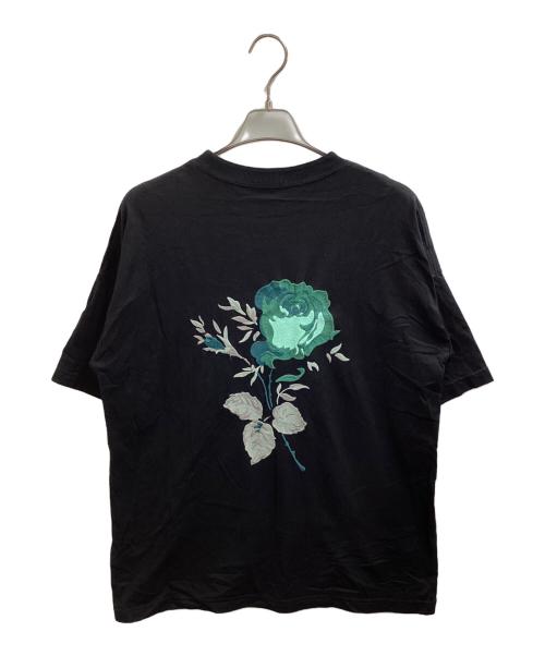 DIOR HOMME（ディオール オム）Dior Homme (ディオール オム) フラワー刺繍半袖Tシャツ　234J685A0677 ブラック サイズ:Ｓの古着・服飾アイテム