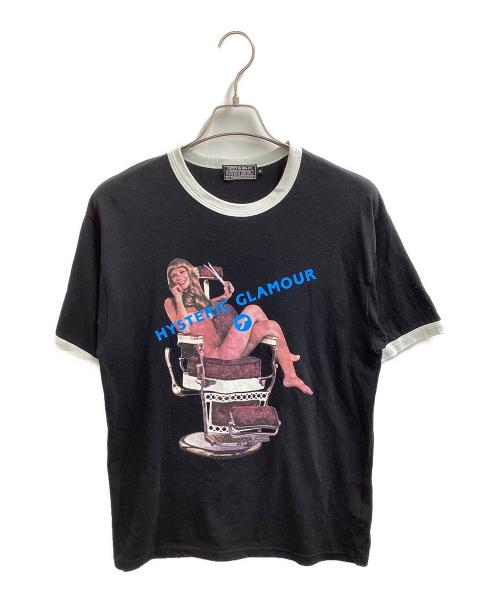 Hysteric Glamour（ヒステリックグラマー）Hysteric Glamour (ヒステリックグラマー) HAIR CUT Tシャツ / 02241CT17 ブラック サイズ:Mの古着・服飾アイテム