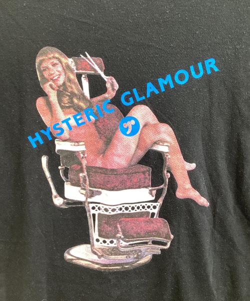 Hysteric Glamour（ヒステリックグラマー）Hysteric Glamour (ヒステリックグラマー) HAIR CUT Tシャツ / 02241CT17 ブラック サイズ:Mの古着・服飾アイテム
