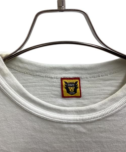 HUMAN MADE（ヒューマンメイド）HUMAN MADE (ヒューマンメイド) KAWS (カウズ) GRAPHIC TEE / グラフィックティー ホワイト サイズ:Mの古着・服飾アイテム