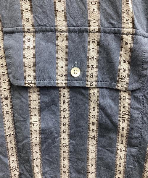 Maison MIHARA YASUHIRO（メゾン ミハラ ヤスヒロ）Maison MIHARA YASUHIRO (メゾン ミハラ ヤスヒロ) Majour Jaquard H/S Shirts　/　A06SH102 ブルー サイズ:44の古着・服飾アイテム