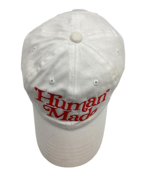 HUMAN MADE（ヒューマンメイド）HUMAN MADE (ヒューマンメイド) Girls Don’t Cry (ガールズ ドント クライ) GDC 6PANEL CAP / キャップ ホワイトの古着・服飾アイテム