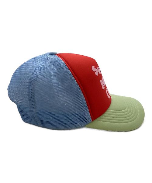 Stockholm Surfboard Club（ストックホルム サーフボード クラブ）Stockholm SURFBOARD CLUB (ストックホルム サーフボード クラブ) キャップ レッド×ブルーの古着・服飾アイテム