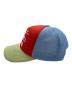 Stockholm SURFBOARD CLUB (ストックホルム サーフボード クラブ) キャップ レッド×ブルー：5000円