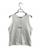 Acne studiosアクネ ストゥディオズ）の古着「Logo Tank Top Optic　FN-MN-TSHI000568」｜ホワイト