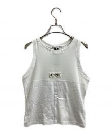 Acne studios（アクネ ストゥディオズ）の古着「Logo Tank Top Optic　FN-MN-TSHI000568」｜ホワイト