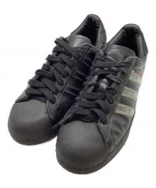 adidas×PLEASURES（アディダス×プレジャーズ）の古着「CONSORTIUM SUPERSTAR "BLACK"」｜ブラック