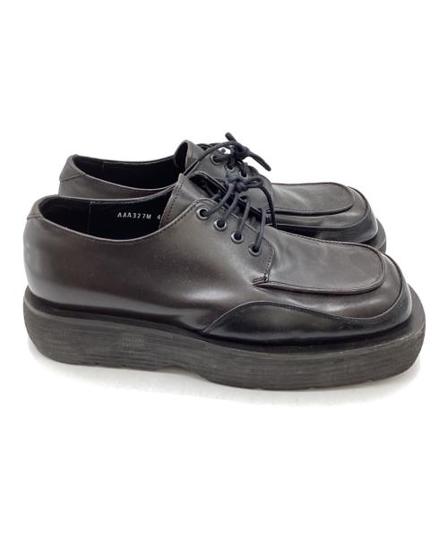 ANDERSSON BELL（アンダーソンベル）Andersson Bell (アンダーソンベル) Square Martin 23 Derby Shoes / スクエアトゥ / ダービーシューズ ブラウン サイズ:41の古着・服飾アイテム