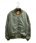 SCHOTT BROS.×Ron Hermanショット×ロンハーマン）の古着「MA-1フライトジャケット」｜オリーブ