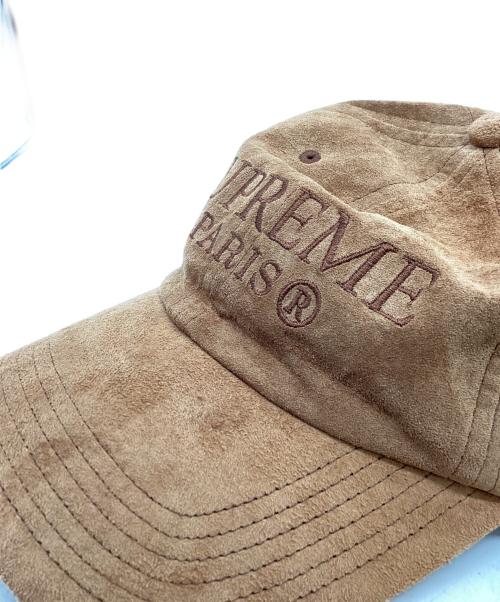 SUPREME（シュプリーム）Supreme (シュプリーム) Suede 6-Panel Cap brown / スウェード 6パネル キャップ ブラウン / 20SS ブラウン サイズ:FREEの古着・服飾アイテム