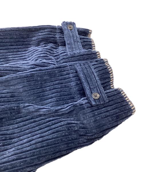 Paul Smith COLLECTION（ポールスミス コレクション）Paul Smith COLLECTION ブランケットステッチ スモックコート / stitch detail blanket smock coat / Made in JAPAN / 日本製 / 42015 ネイビー サイズ:Mの古着・服飾アイテム